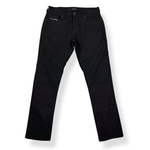 Fried Denim Pants Men 30x28 Black Slim Skinny Stretch Performance Casual Pockets